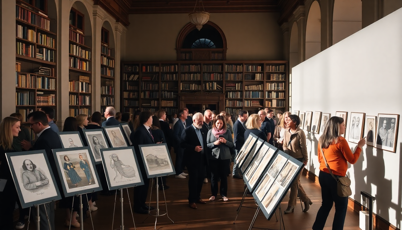 inaugurazione della mostra shakespeare illustrato alla kasa dei libri 1746652319