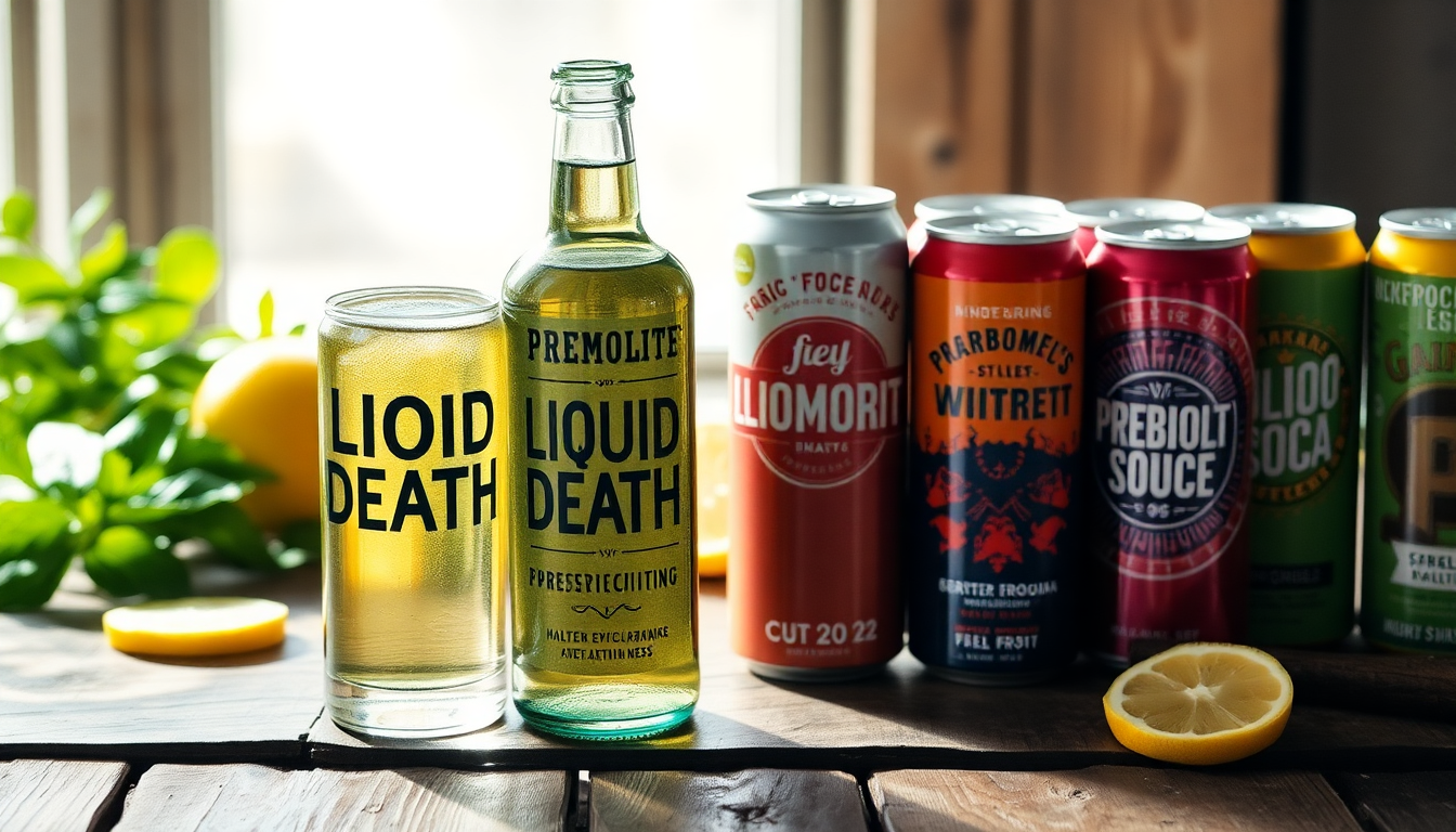liquid death vs prebiotic sodas la sfida delle bevande 1748449489