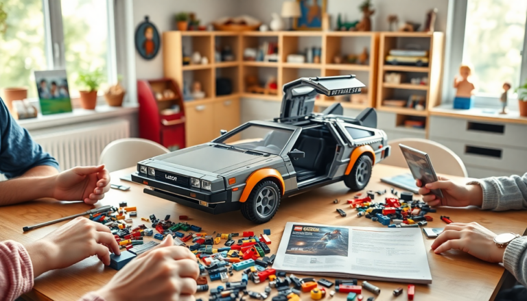 costruisci la tua delorean lego e rivivi ritorno al futuro 1750409290