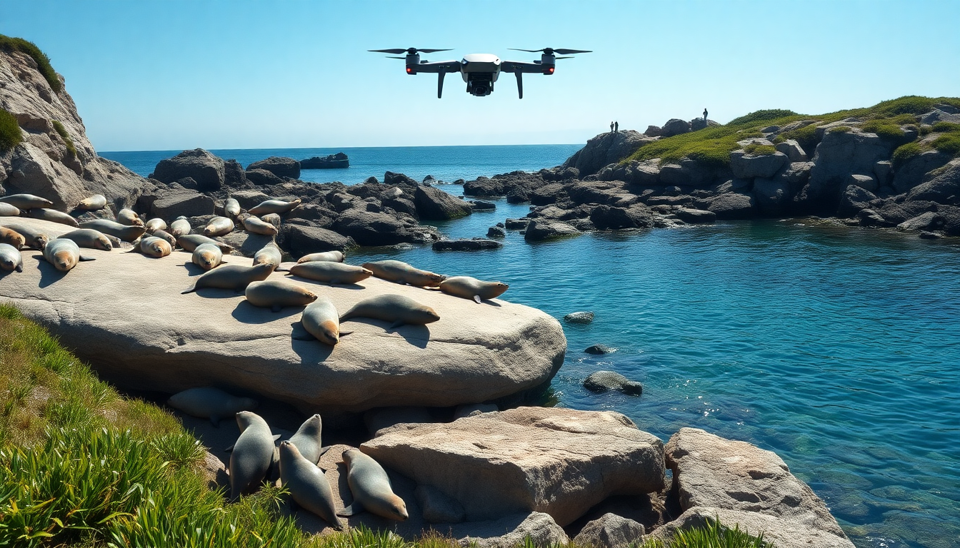 droni e intelligenza artificiale la nuova frontiera della ricerca sulle foche comuni 1749704393