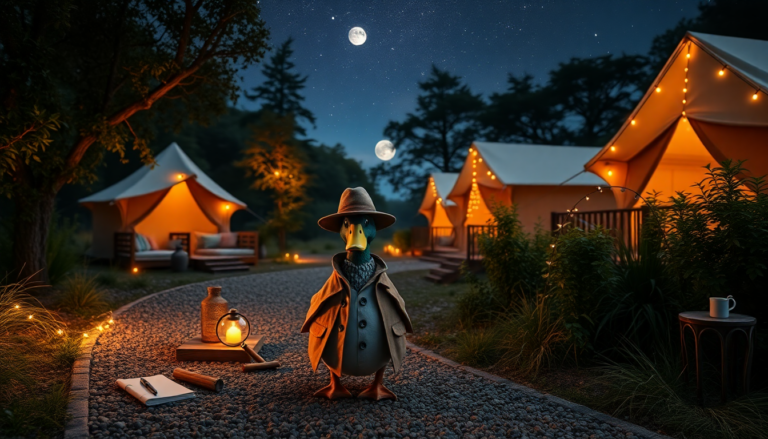 duck detective un gioco intrigante che svela misteri nel glamping 1750066004