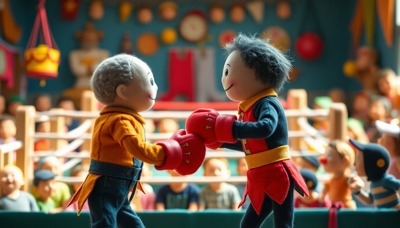 felt that boxing la boxe dei pupazzi che conquista il cuore 1749343101