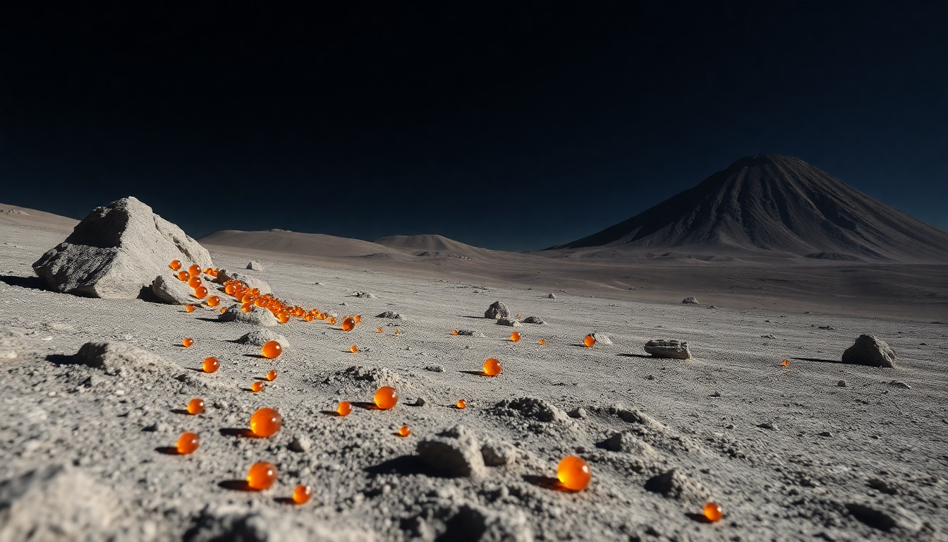 perle di vetro lunari una scoperta sorprendente dai vulcani della luna 1749887716