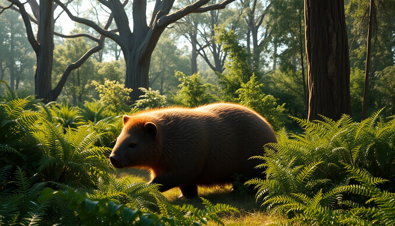 scopri il vombato gigante un viaggio nella megafauna australiana del passato 1750139450