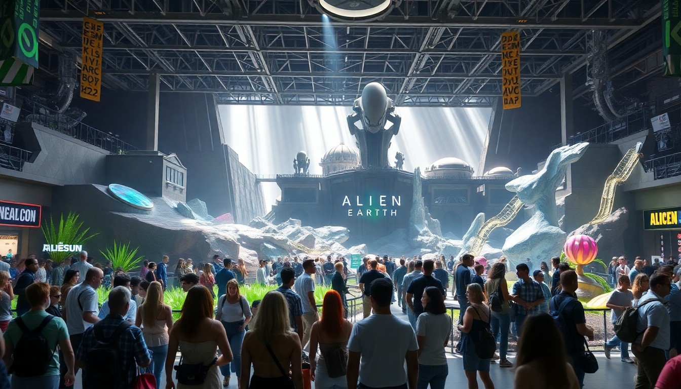 un viaggio nel mondo di alien earth al comic con 2025 1752892115