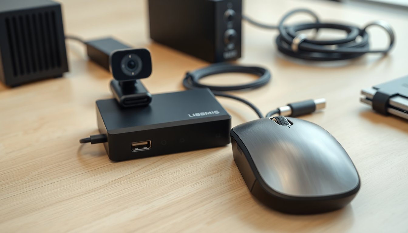 Guida agli accessori per informatica: mouse, hub e webcam