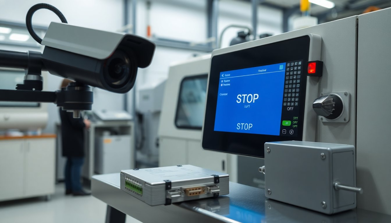 sistema di sorveglianza unipi che blocca i macchinari se manca il dispositivo di sicurezza 1772768327