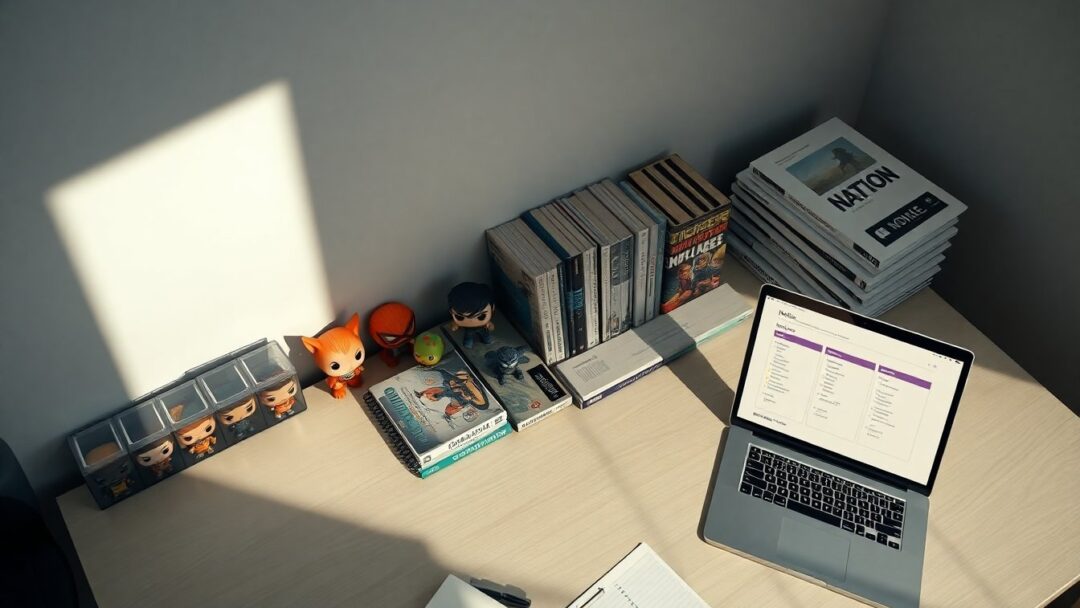 Catalogo nerd in Notion: template e automazioni per Funko, fumetti, giochi e gadget
