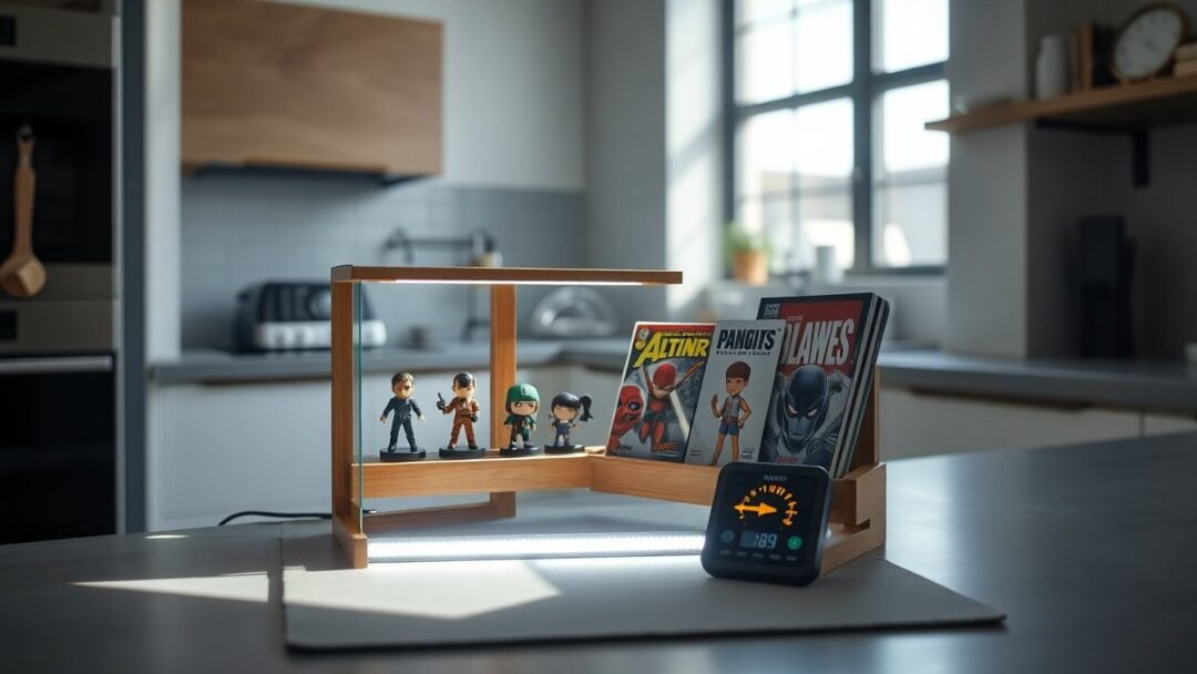 Corner espositivo nerd: guida a flussi, label e protezioni UV