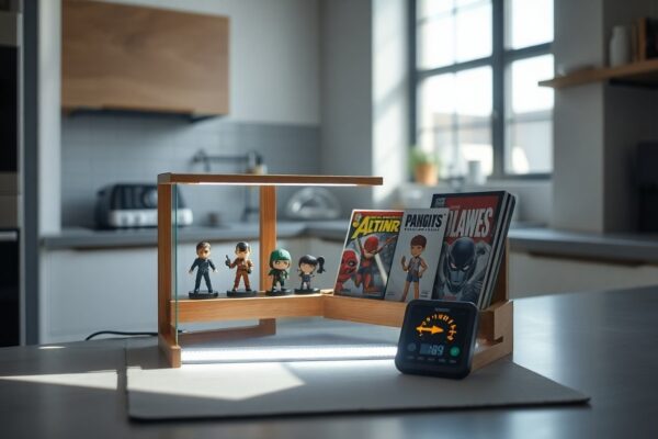 Corner espositivo nerd: guida a flussi, label e protezioni UV