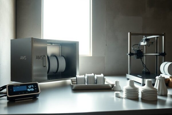 Asciugatura filamenti 3D con AMS Lite: settaggi e test
