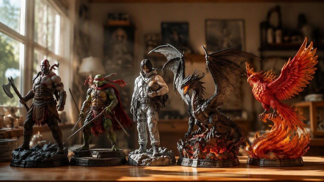 Figure nerd da collezione: da Kratos a Leonardo, i must-have del 2026