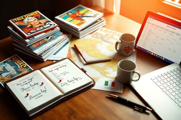 Pianificare fiere e comics in Italia: budget, panel e code