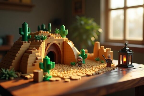 Scopri il set LEGO Minecraft Zombie Dungeon: un'avventura nel bioma desertico