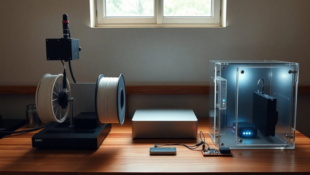 Stampa 3D: confronto tra AMS, dryer e drybox fai-da-te con sensori