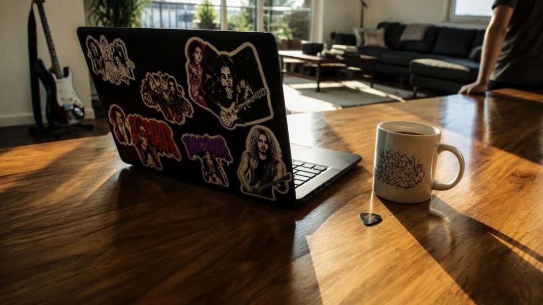 Scopri come gli adesivi dei gruppi rock possono decorare i tuoi oggetti