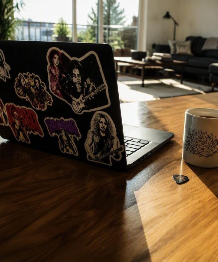 Scopri come gli adesivi dei gruppi rock possono decorare i tuoi oggetti