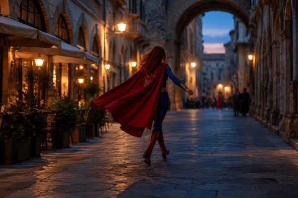 Cosplay dei negozi a Lucca Comics: supereroi, anime e videogiochi in città